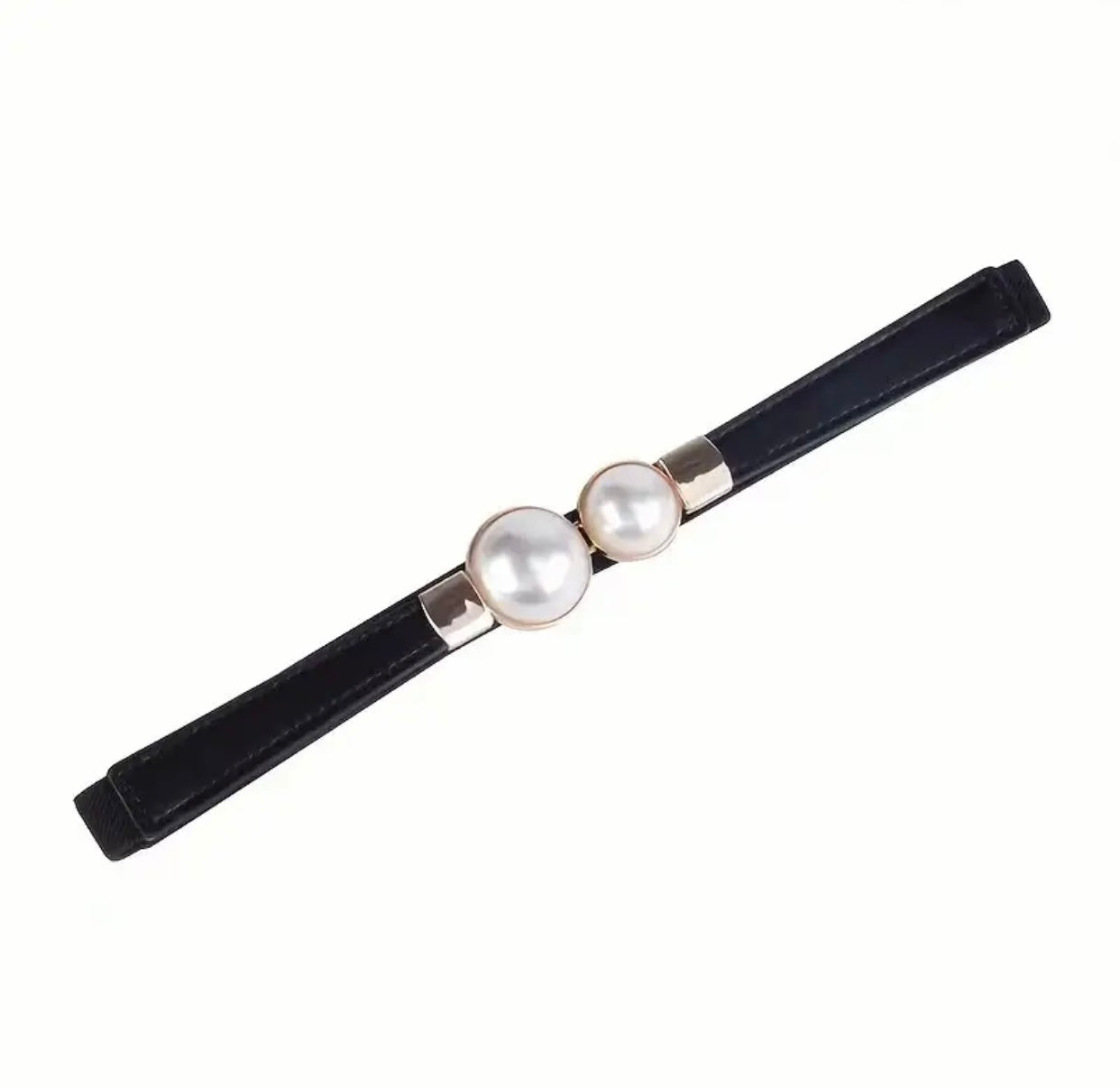 Classy Pearl Waist Elastic Belt
