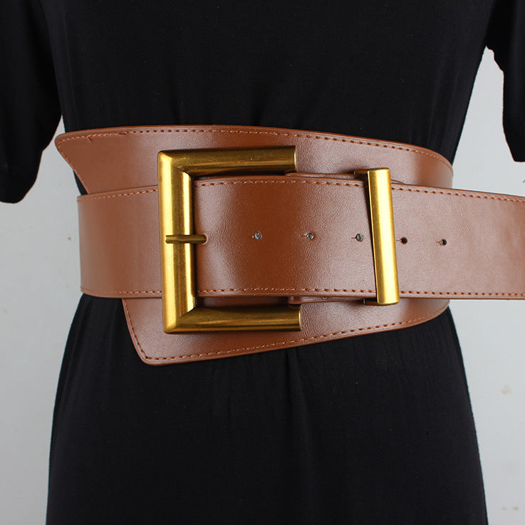 Wide Decorative Belt for Dresses and Outerwear