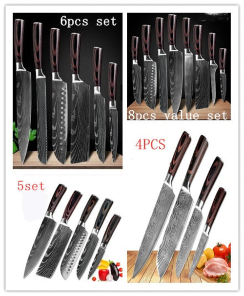 Carpenter's Special Set 6-piece Set 8-piece Set Knife Chef Knife Kitch