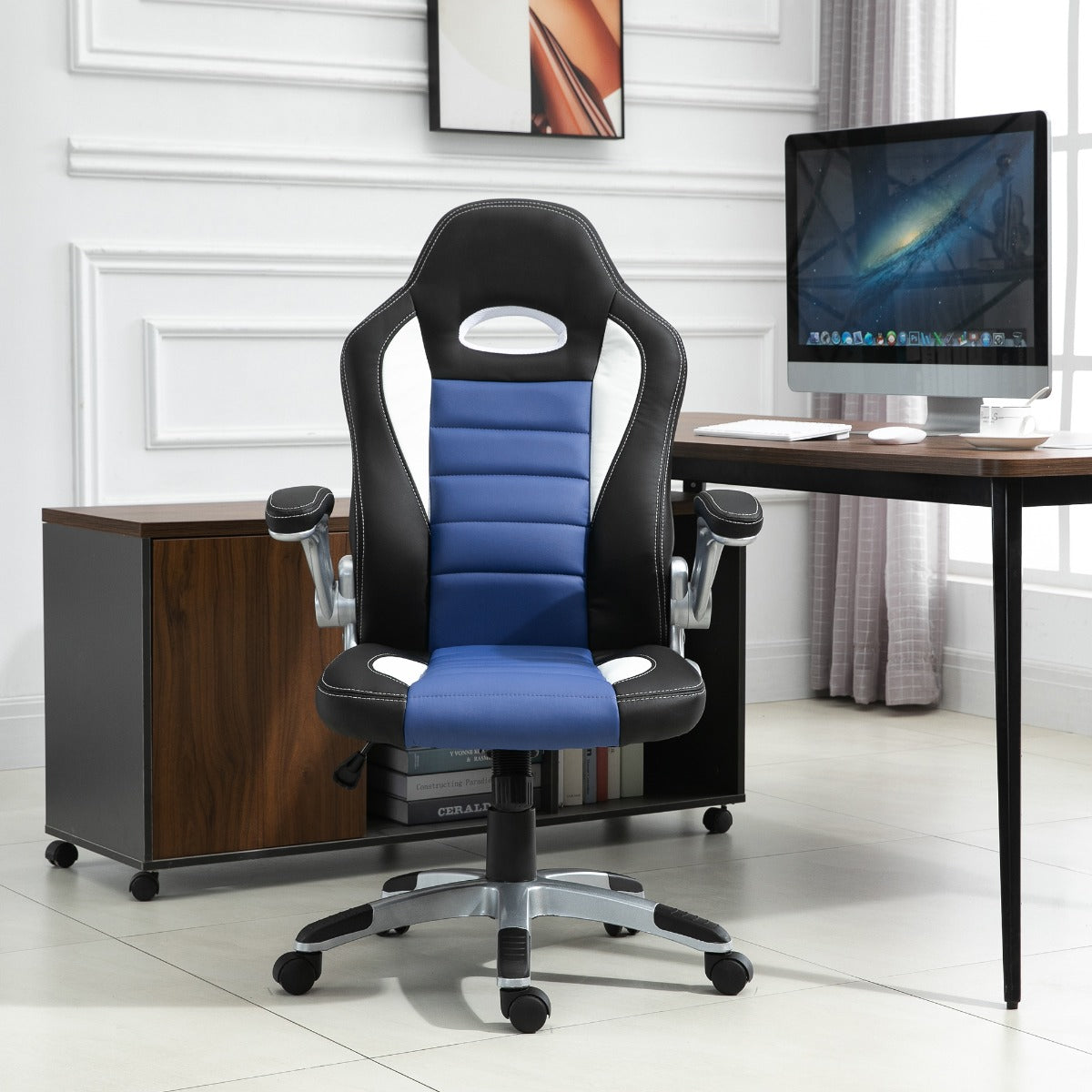 HOMCOM Racing Car Office Chair Swivel Excutive Computer Gaming Chair