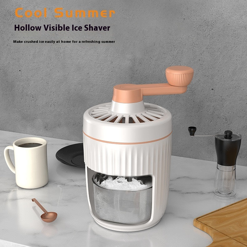 Hand-cranked Ice Shaving Machine Small Household Ice Crusher