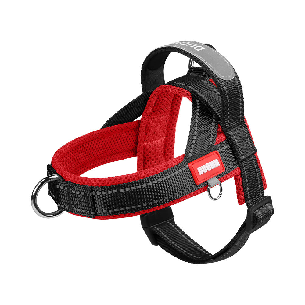 Pet saddle chest and back reflective explosion-proof