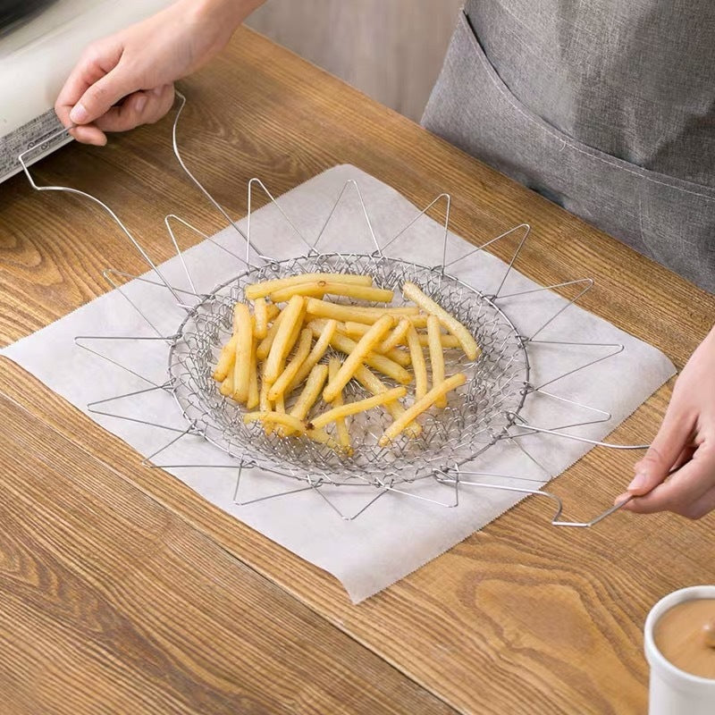 Stainless Steel Deep-fried Large Noodle Kitchen French Fries Tools