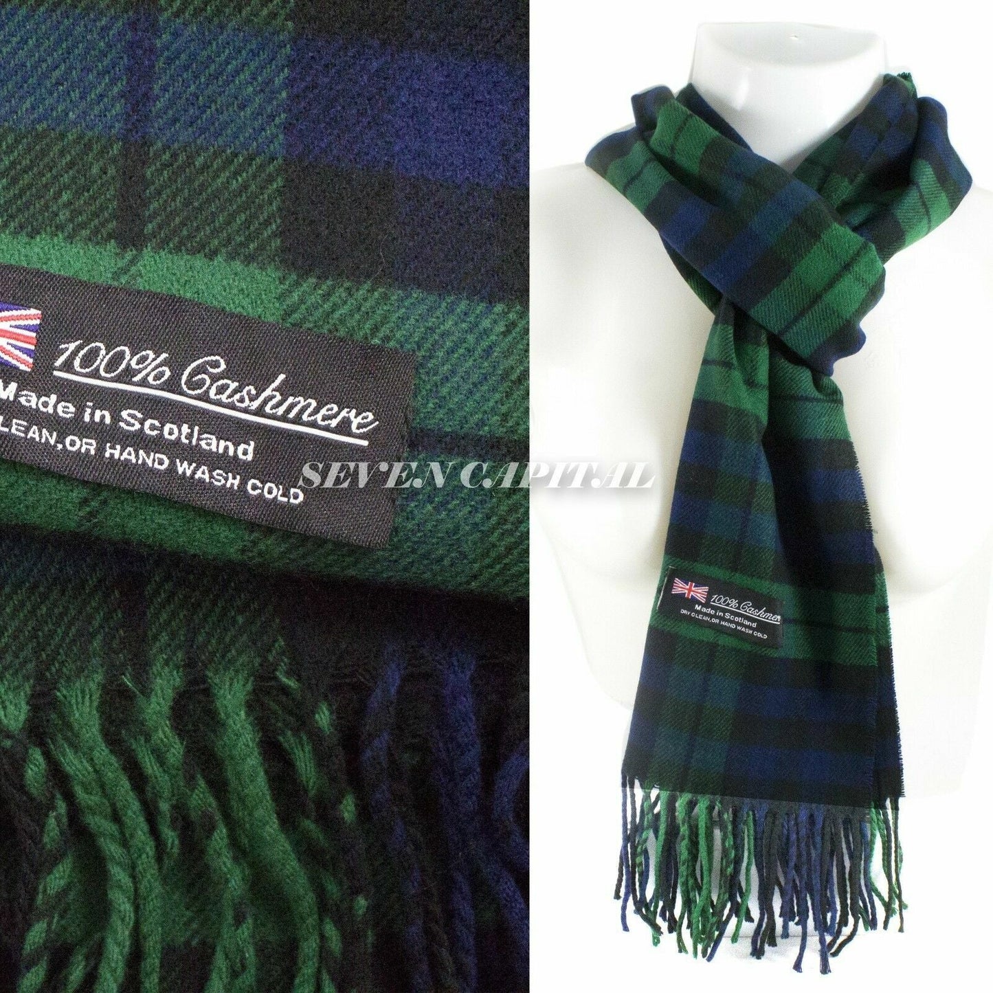 Mens Womens Winter Warm SCOTLAND Made Pashmina Scarf Scarves Plaid