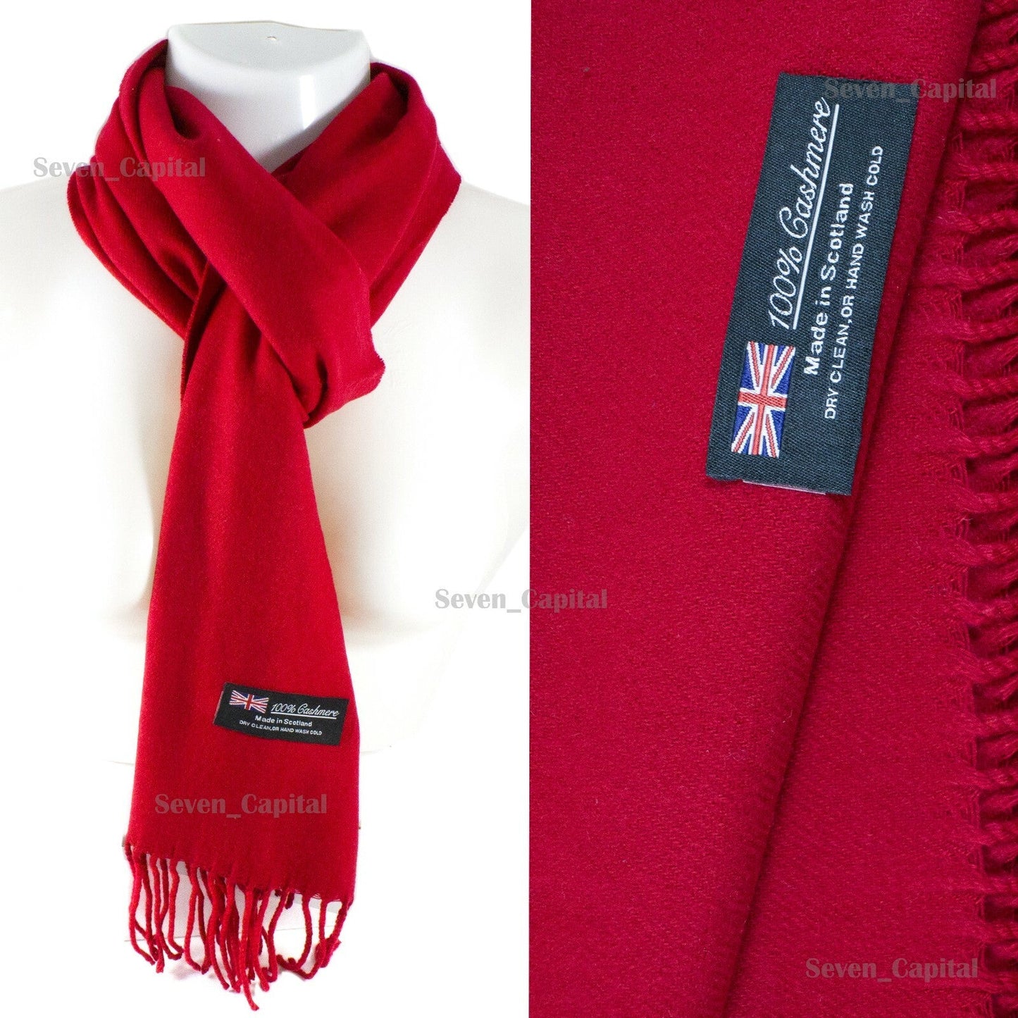 Mens Womens Winter Warm SCOTLAND Made Pashmina Scarf Scarves Plaid