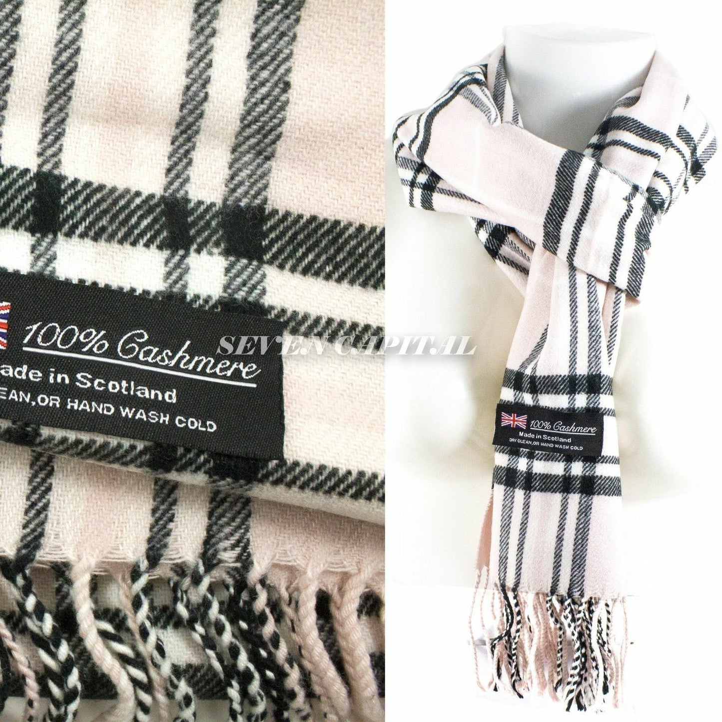 Mens Womens Winter Warm SCOTLAND Made Pashmina Scarf Scarves Plaid