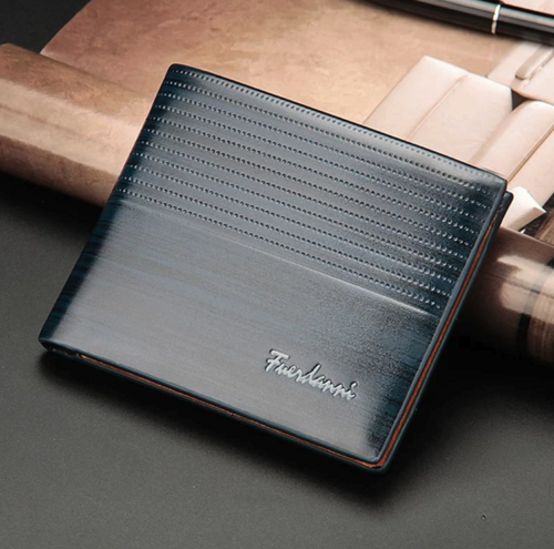 Men's Bifold Leather Credit ID Card Holder Wallet Billfold Purse