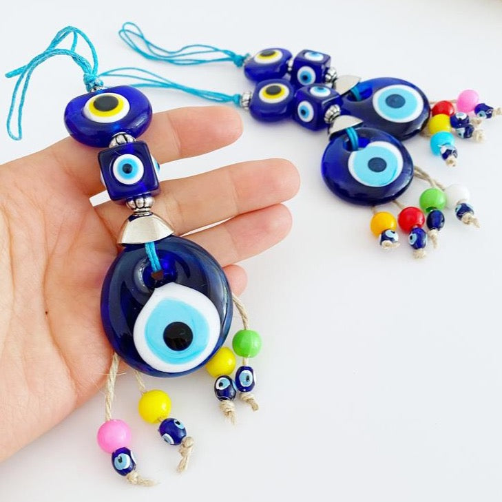 Blue Evil Eye Bead, Evil Eye Car Accessories, Protection Gift