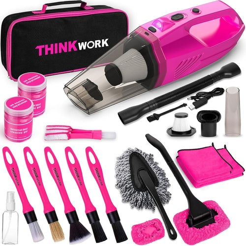 THINKWORK Car Detailing Kit Interior Cleaner, Car Cleaning Kit with