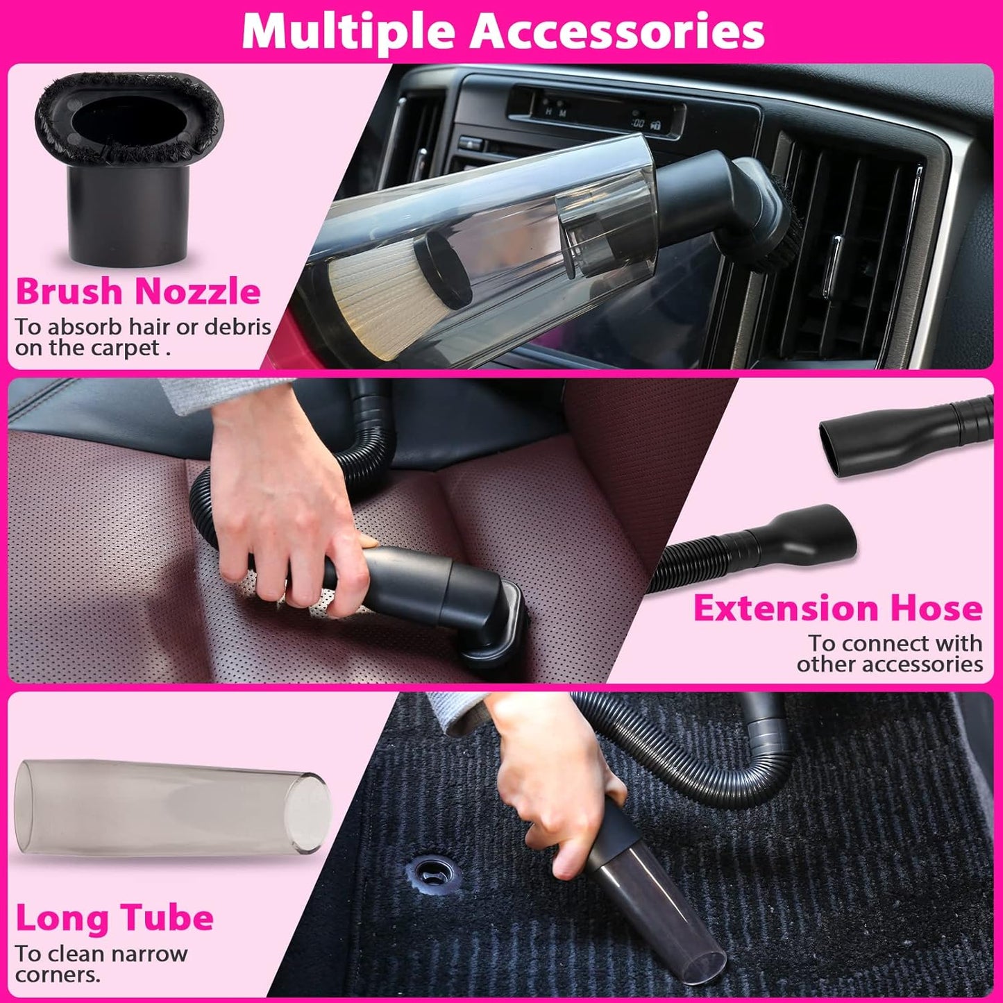 THINKWORK Car Detailing Kit Interior Cleaner, Car Cleaning Kit with