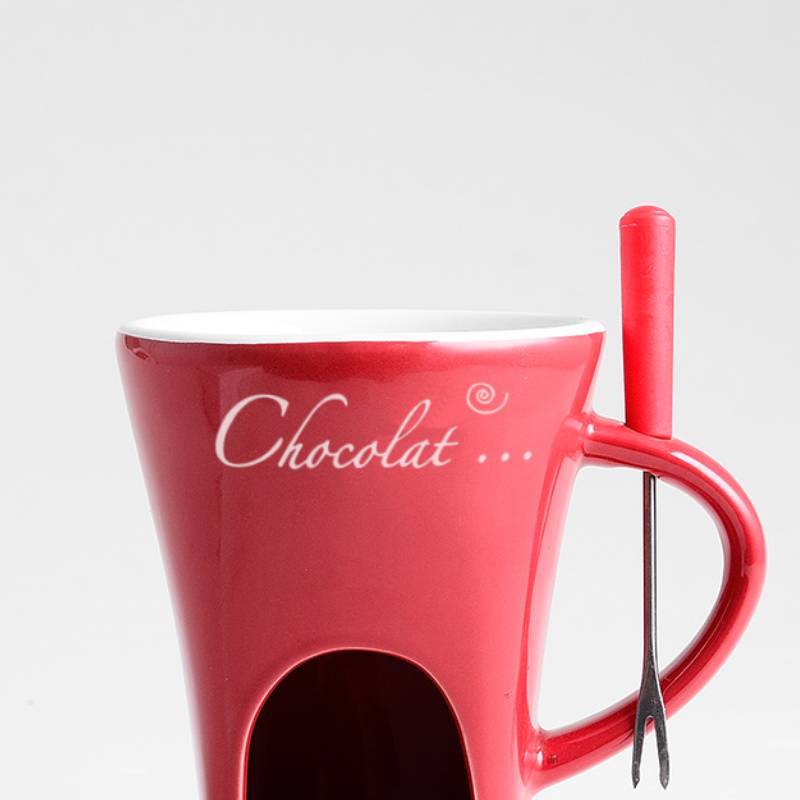 Fondue Mug Set Personal Mini Fondue Pots Chocolate Cheese Ice Cream