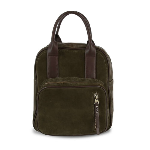 Genuine Leather Convertible Backpack