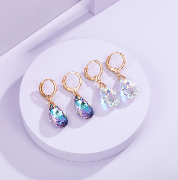 Gold Plating Long Chain Earrings