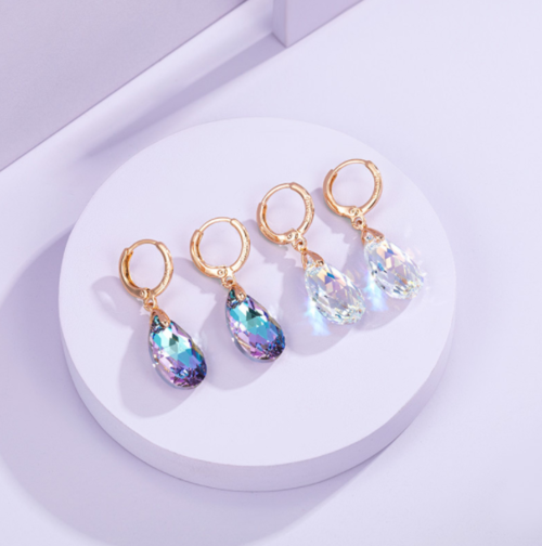 Gold Plating Long Chain Earrings