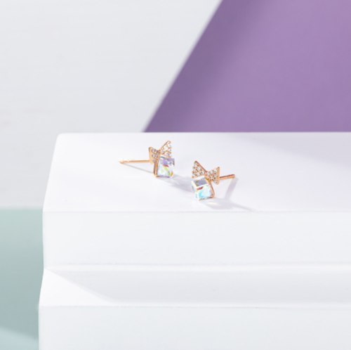 Gold Plating Long Chain Earrings