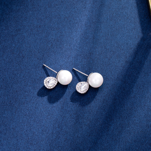 Gold Plating Long Chain Earrings