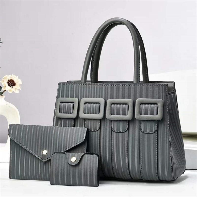 Three-Piece Sets Large Capacity Tote Woman Handbag