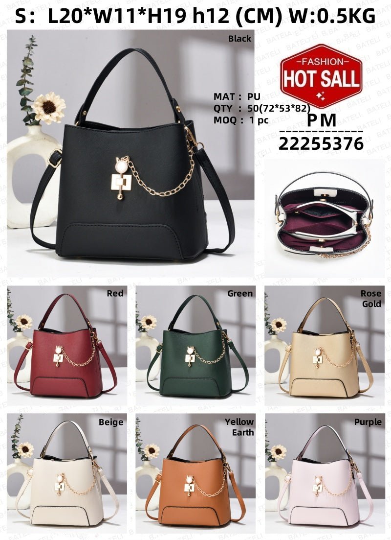 Classy Bucket Bag - Women Pu Leather Shoulder Women Bag Handbag