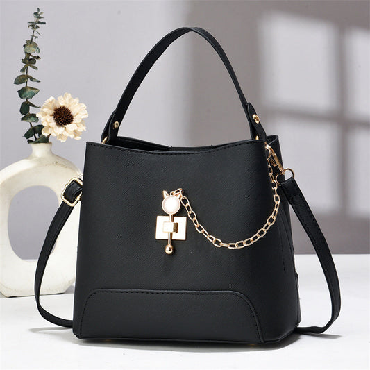 Classy Bucket Bag - Women Pu Leather Shoulder Women Bag Handbag