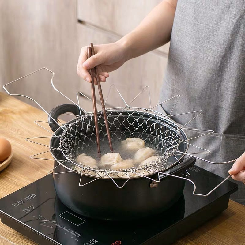 Stainless Steel Deep-fried Large Noodle Kitchen French Fries Tools