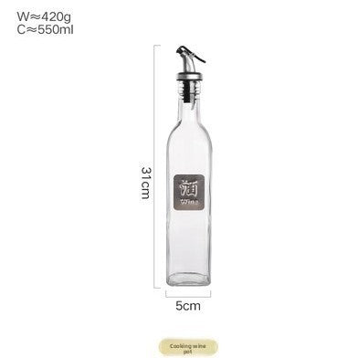 Glass Oil Dispenser Bottle Kitchen