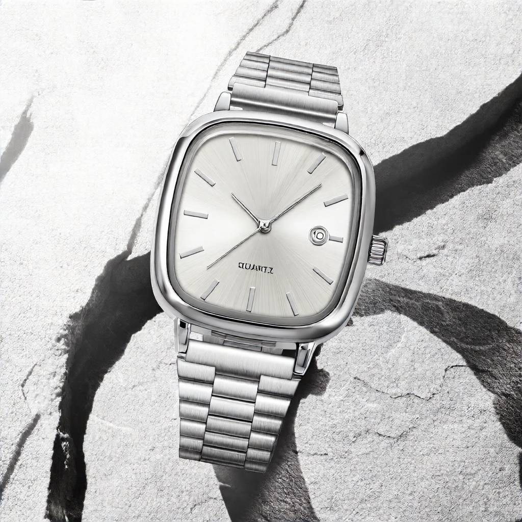 Retro quartz wristwatch