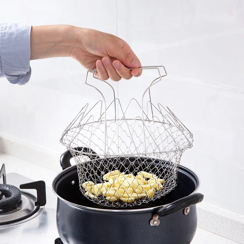 Stainless Steel Deep-fried Large Noodle Kitchen French Fries Tools