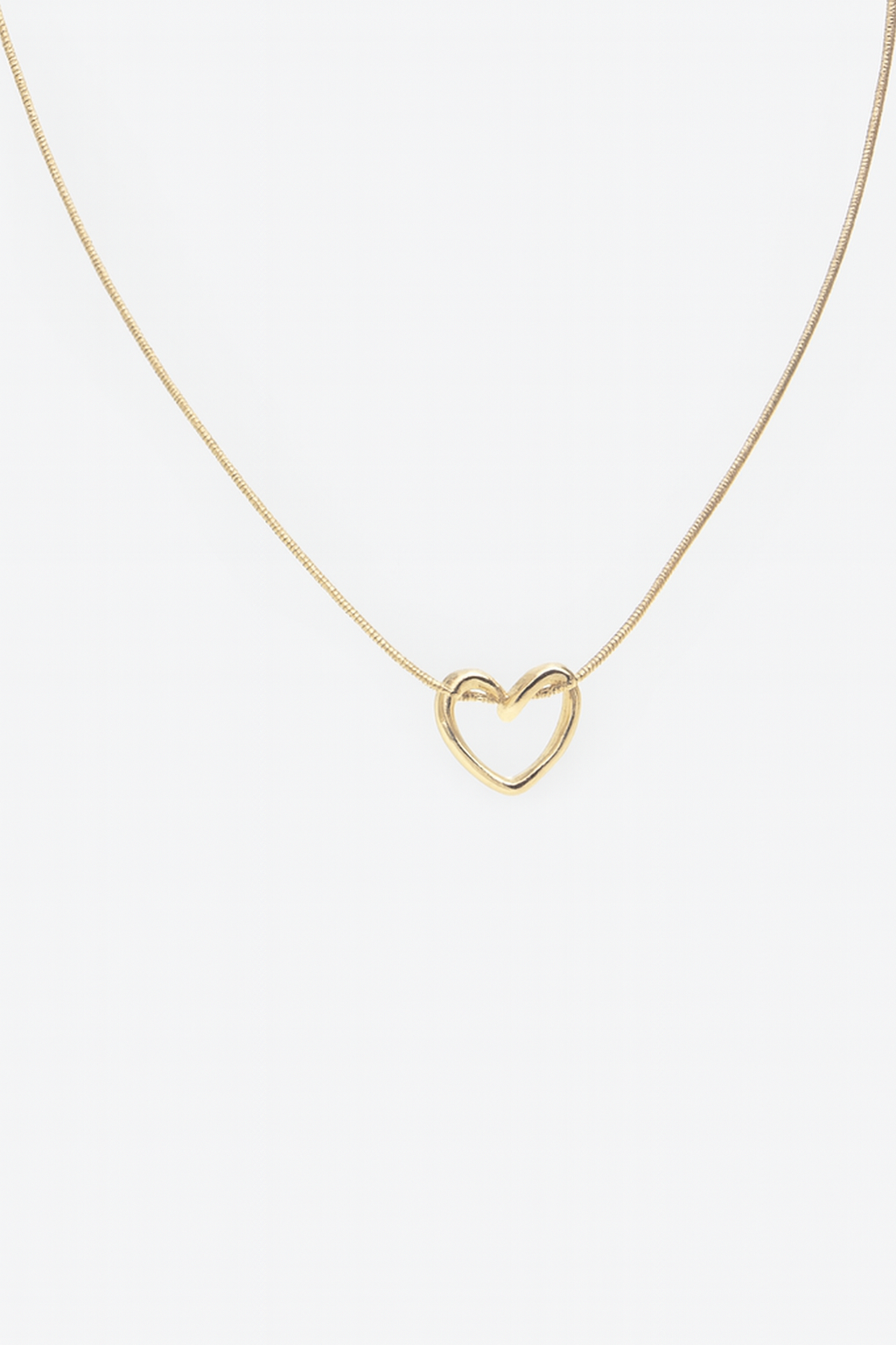 Delicate Gold Heart Pendant Necklace – Minimalist Jewelry for Women